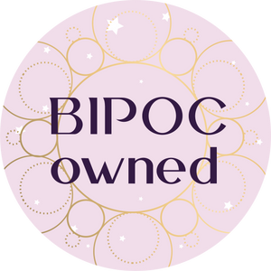 We are a BIPOC owned brand and collectively believe in high vibrations, doing good for the planet the people and the animals around us. 10% of the proceeds from our OM beads go towards elevating BIPOC voices