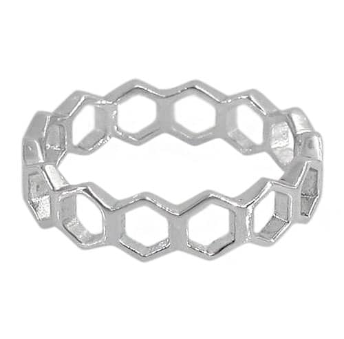 HONEYCOMB ETERNITY RING