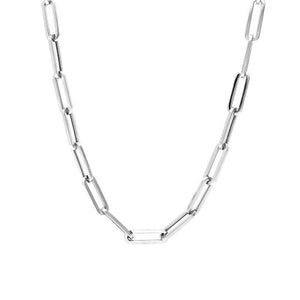SILVER PAPERCLIP CHAIN